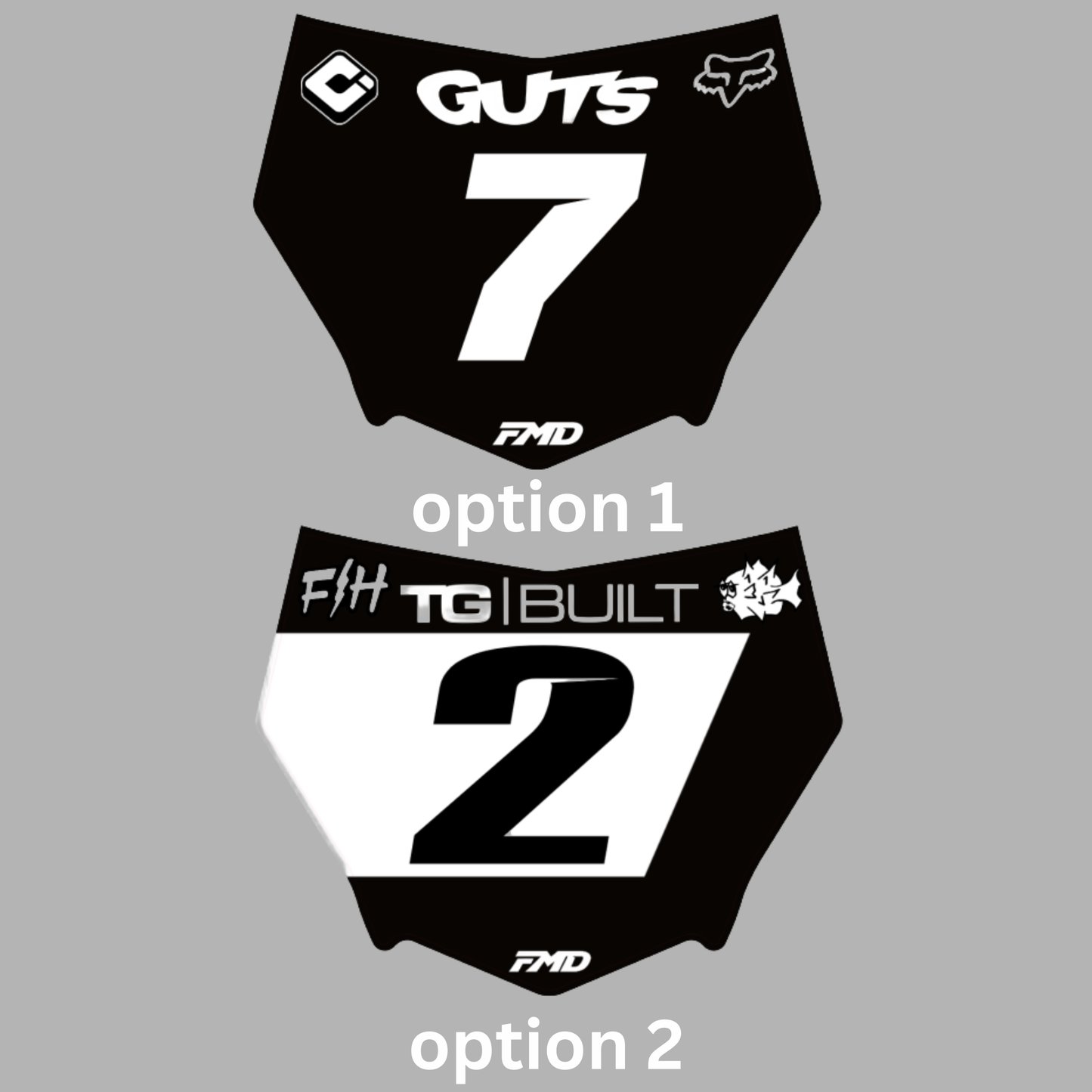 MOTOCUTZ PLATE DECAL