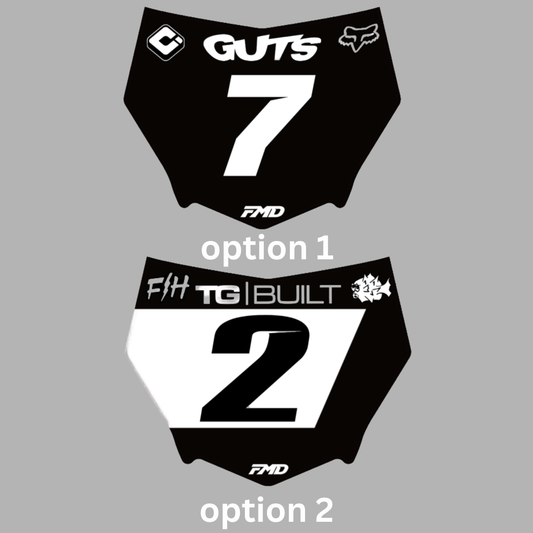 MOTOCUTZ PLATE DECAL